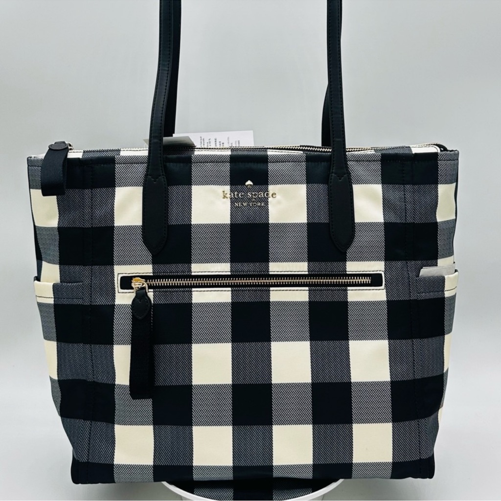 Kate Spade Chelsea Tote Bag Black Multi Stripes